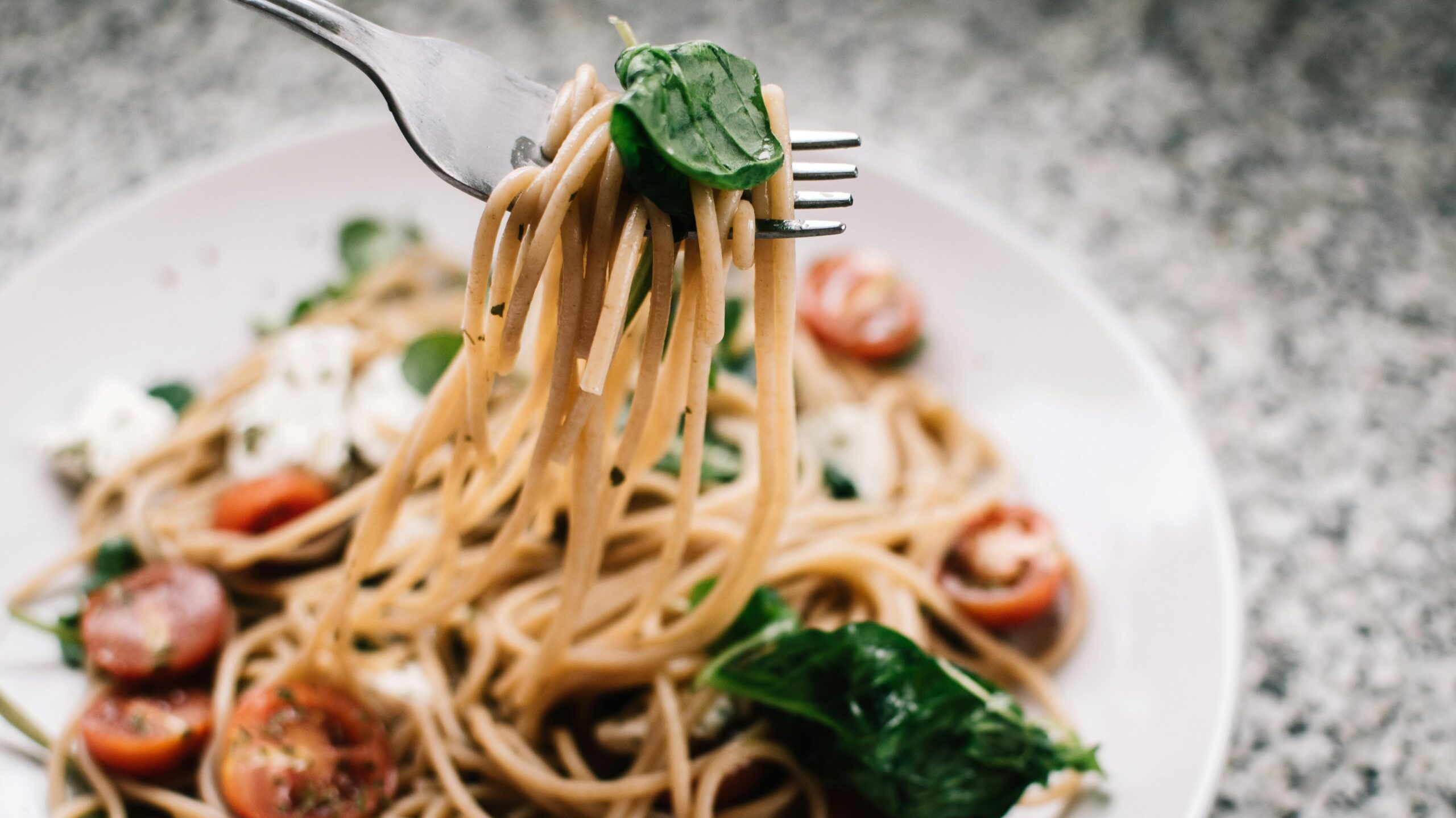 plate of gluten free spaghetti 