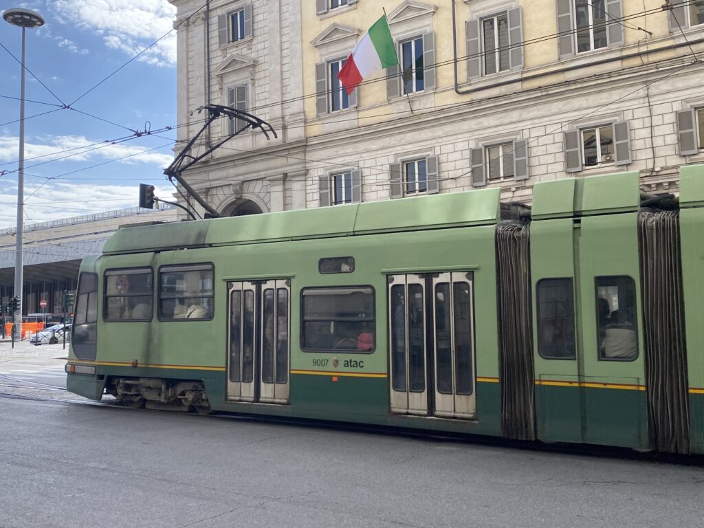 Rome tram