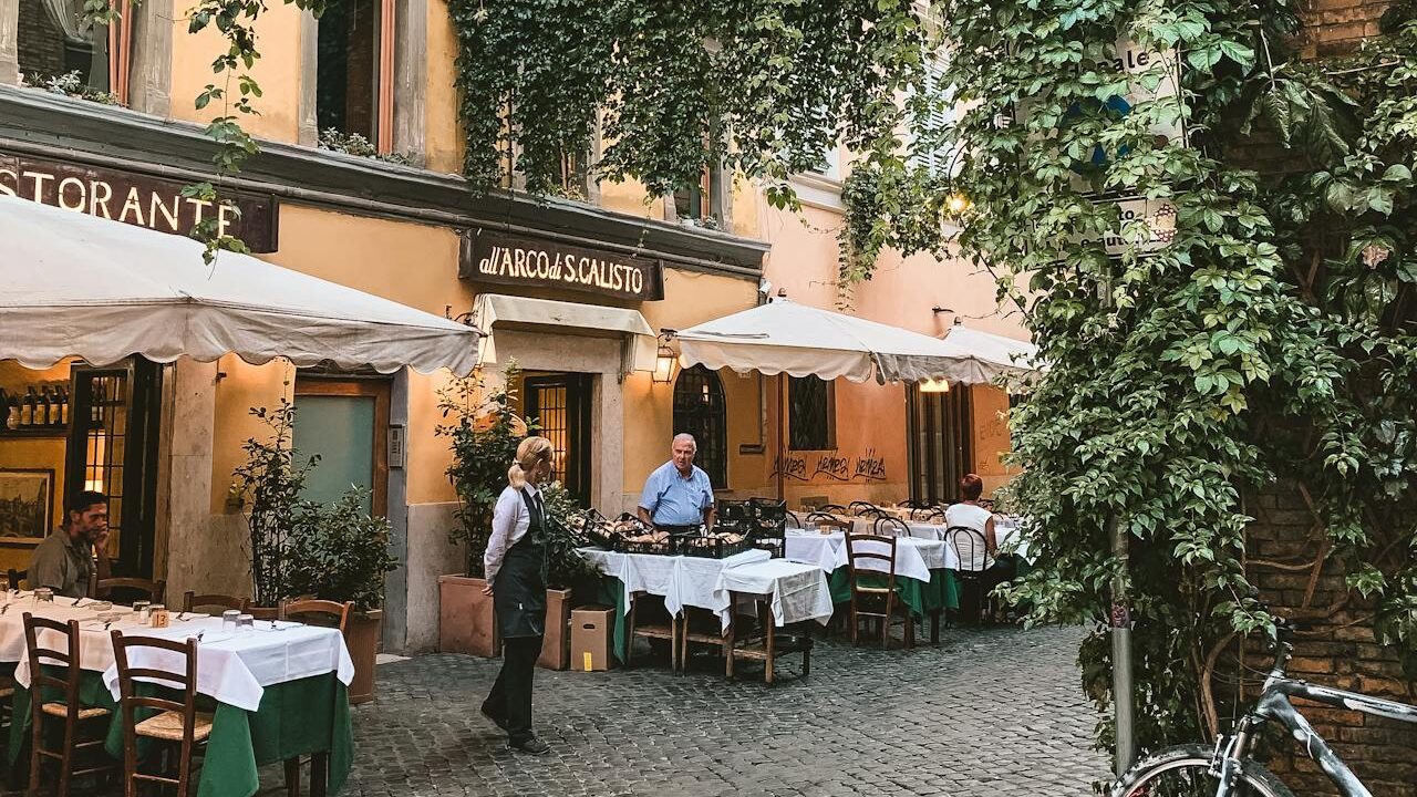 Restaurant in Trastevere Rome