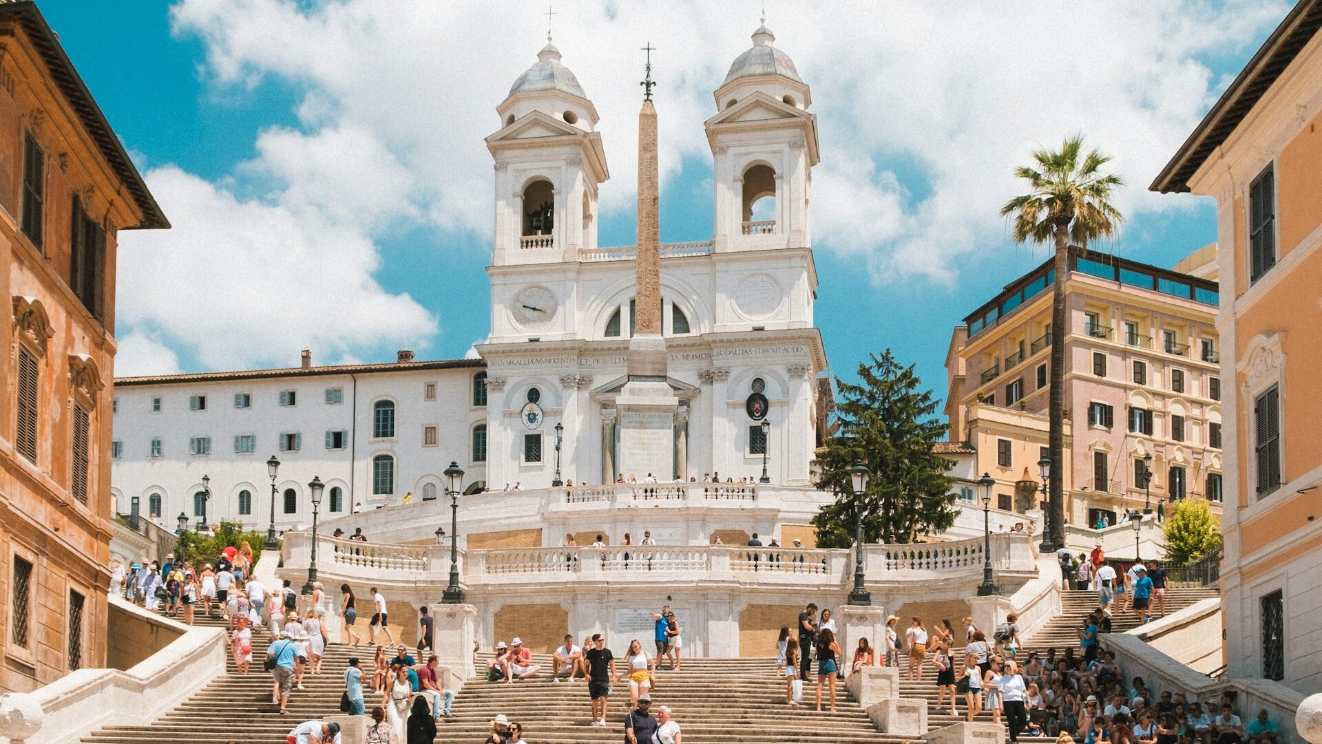 Spanish Steps and Trinità dei Monti Church