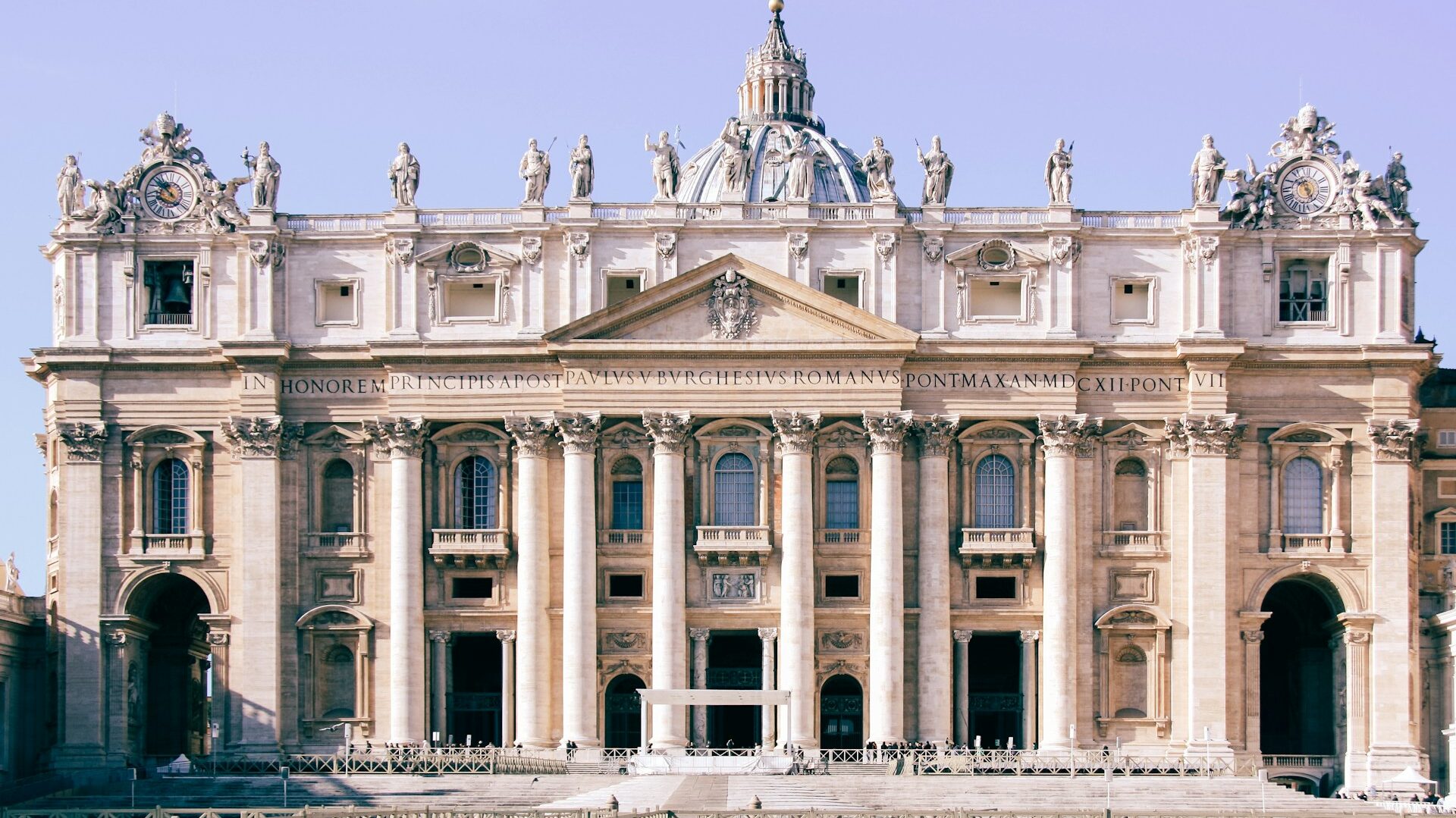 Exterior of St. Peter's Basilica Rome